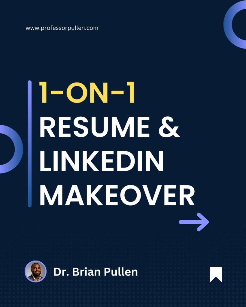 1:1 Resume & LinkedIn Makeover